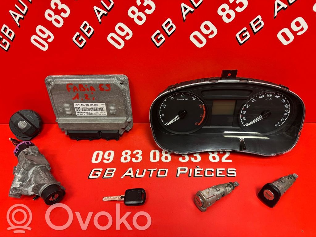 Skoda Fabia Mk2 (5J) Engine ECU kit and lock set 
