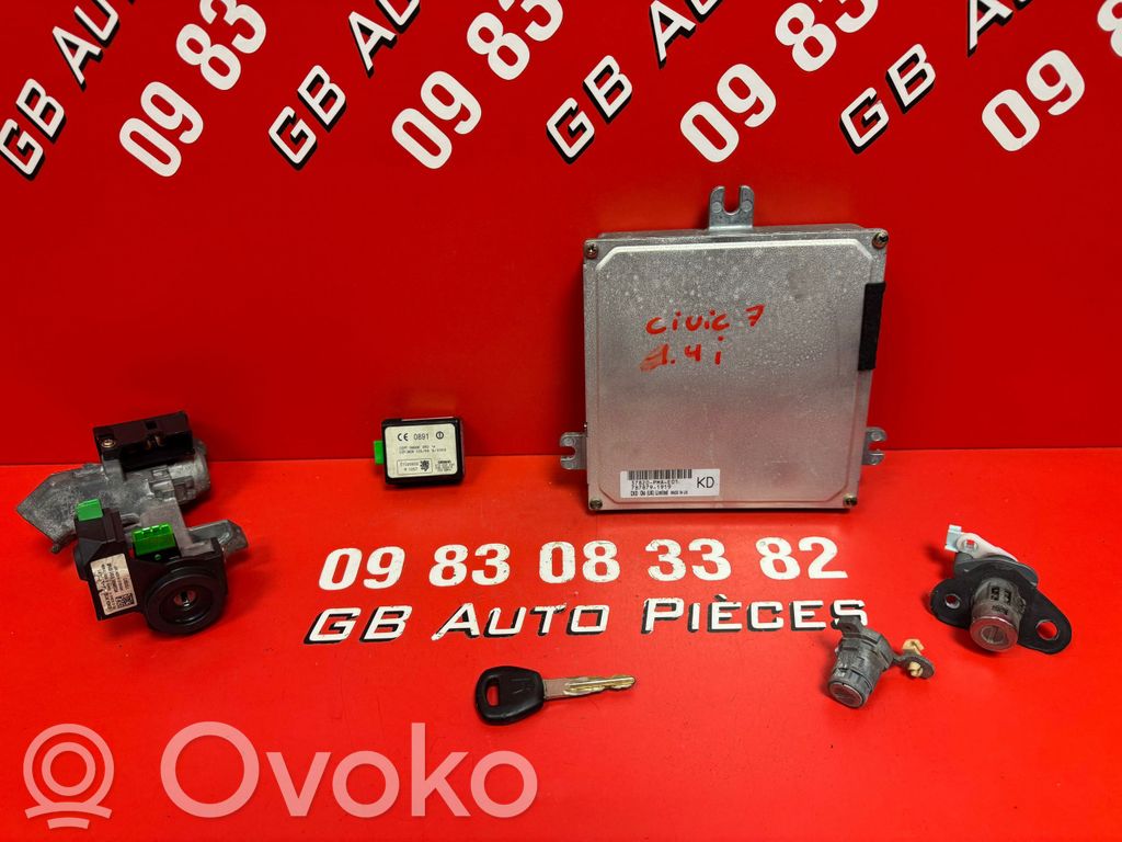Honda Civic Engine ECU kit and lock set 