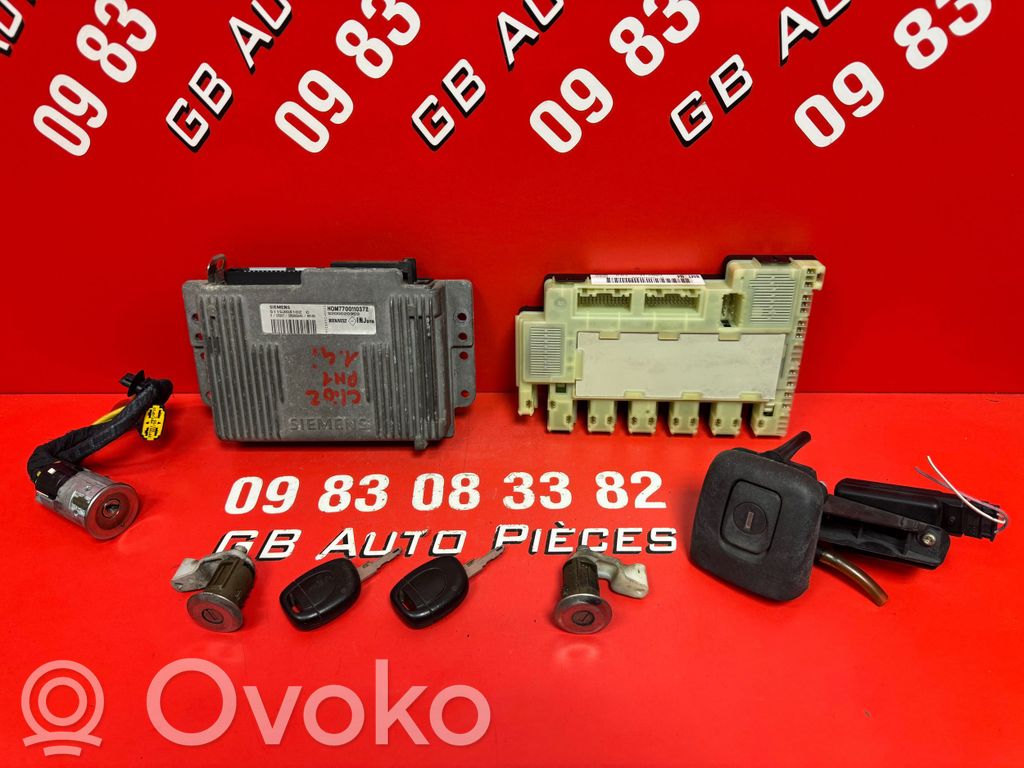 Renault Clio II Engine ECU kit and lock set 