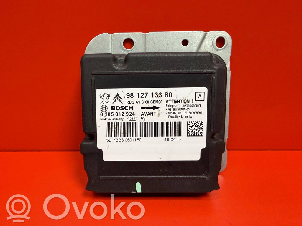 Peugeot 208 I Airbag control unit/module 