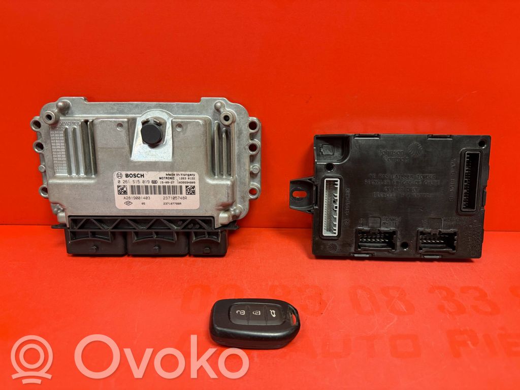 Renault Twingo III Engine ECU kit and lock set 