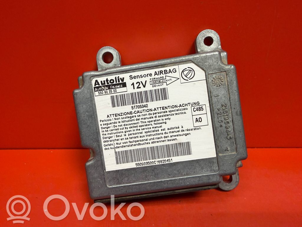 Fiat Doblo Airbag control unit/module 