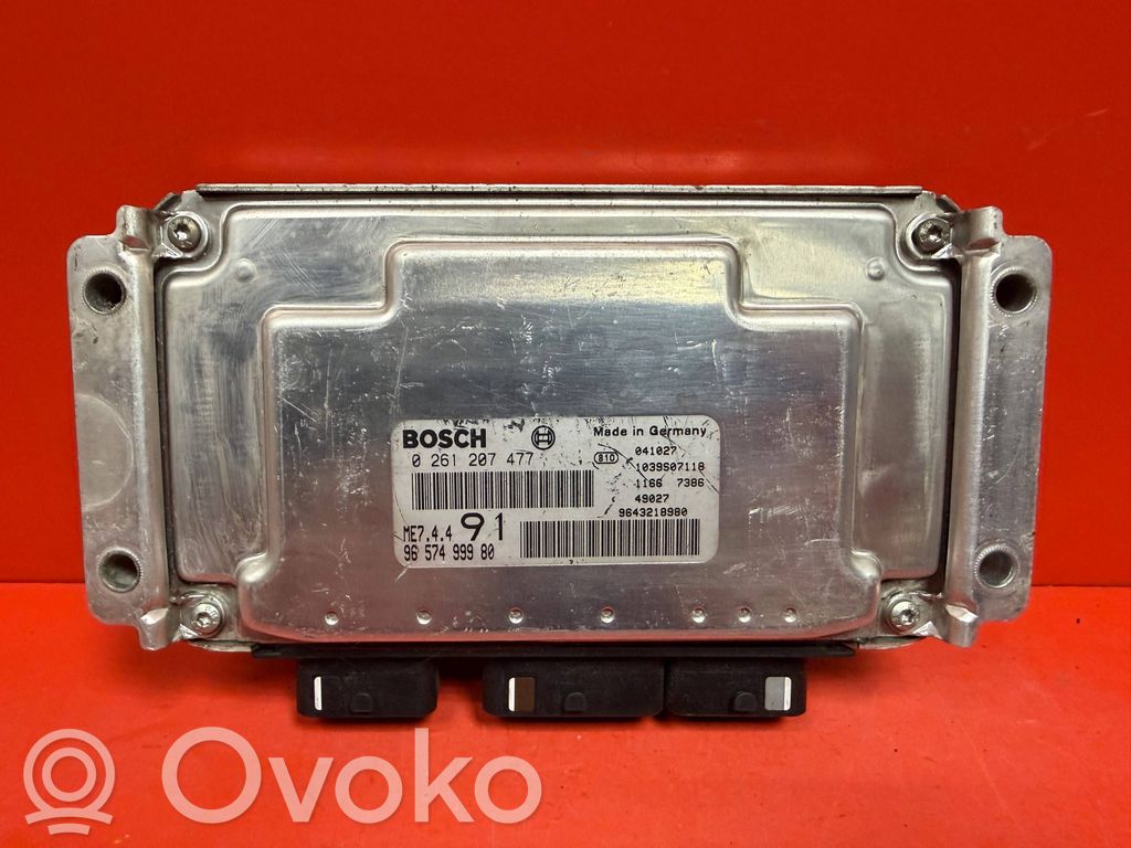 Engine control unit/module   0261207477,9657499980,9643218980
