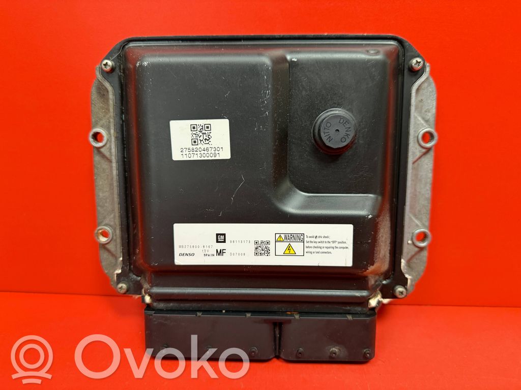 Engine control unit/module   98113173,MB2758008167