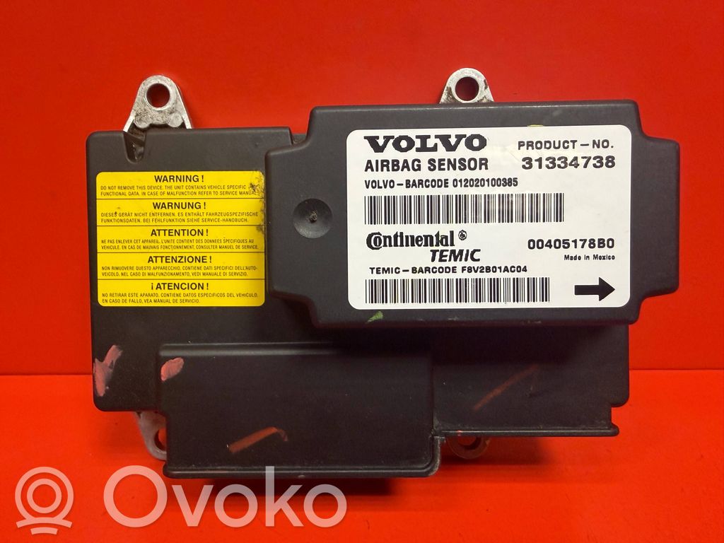 Airbag control unit/module   31334738