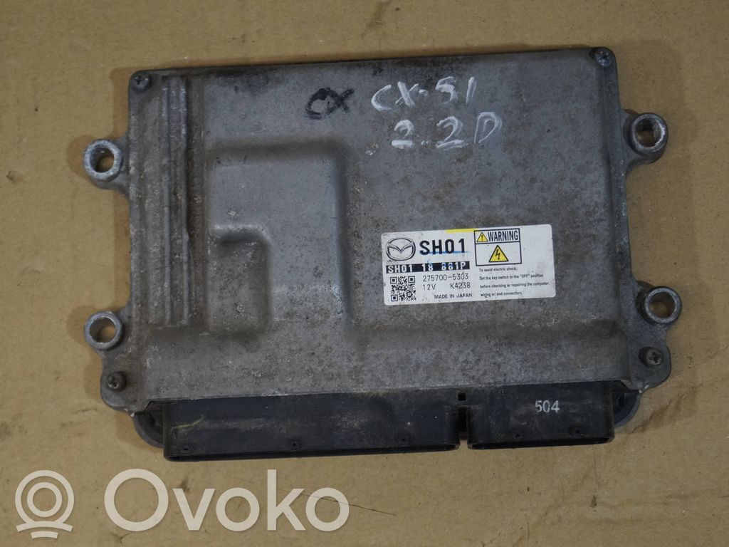 Engine control unit/module ECU   SH0118881P,2757005303,SH0118881E,1SH01,K4238