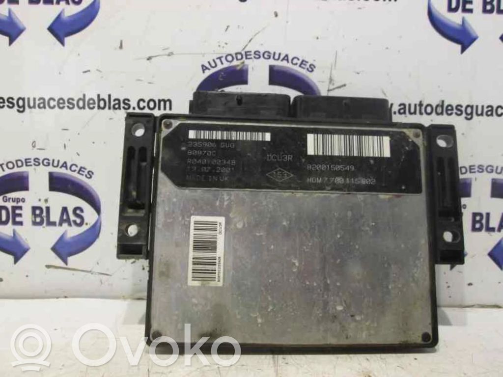Renault Kangoo I Engine control unit/module ECU 