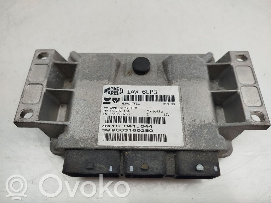 Unidad de control/módulo del motor   9663160280