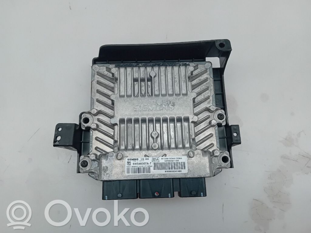 Engine control unit/module   5WS40307A,SW9659211580