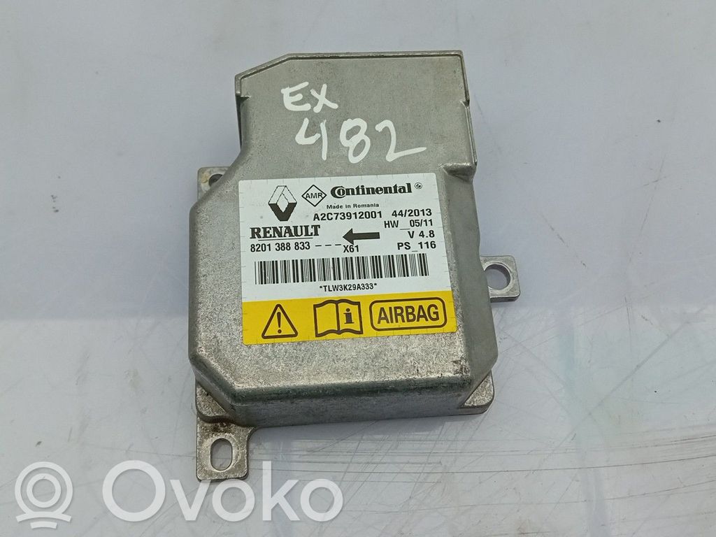 Renault Kangoo II Airbag control unit/module 