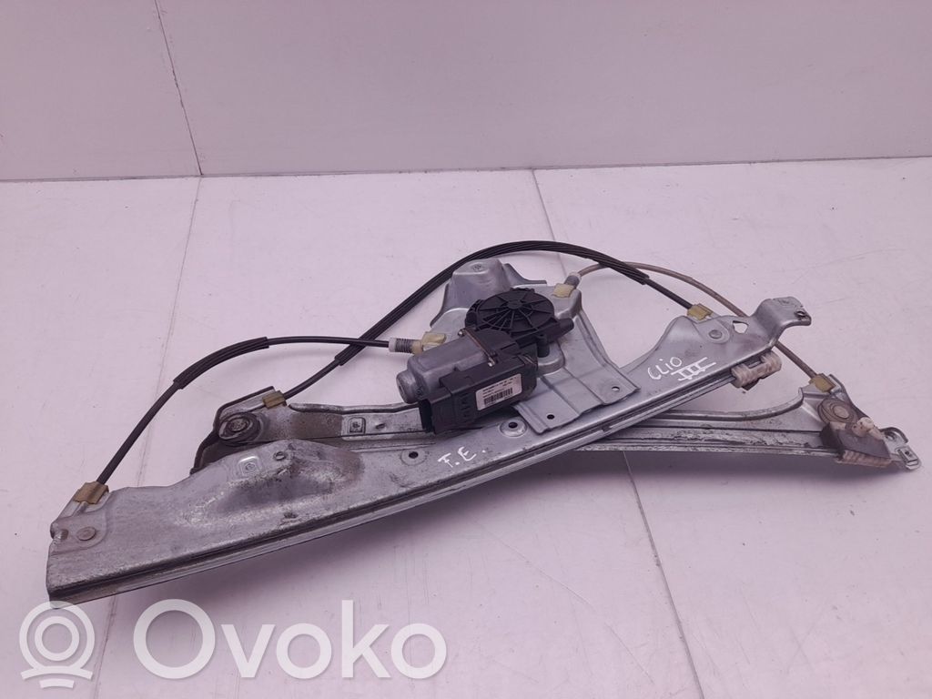Renault Clio III Mécanisme de lève-vitre avant sans moteur