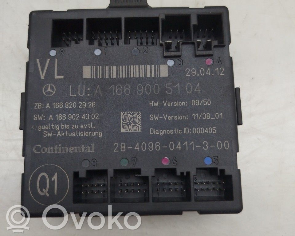 Altre centraline/moduli   A1669005104