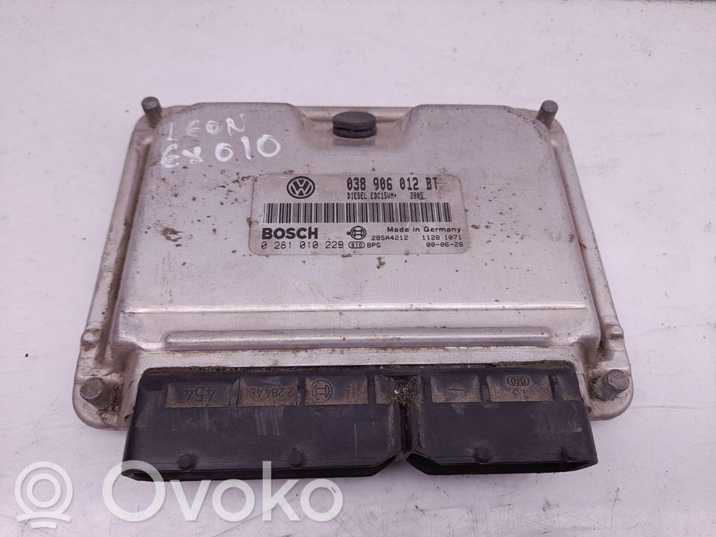 Unitate/modul de control motor   038906012BT,0281010229