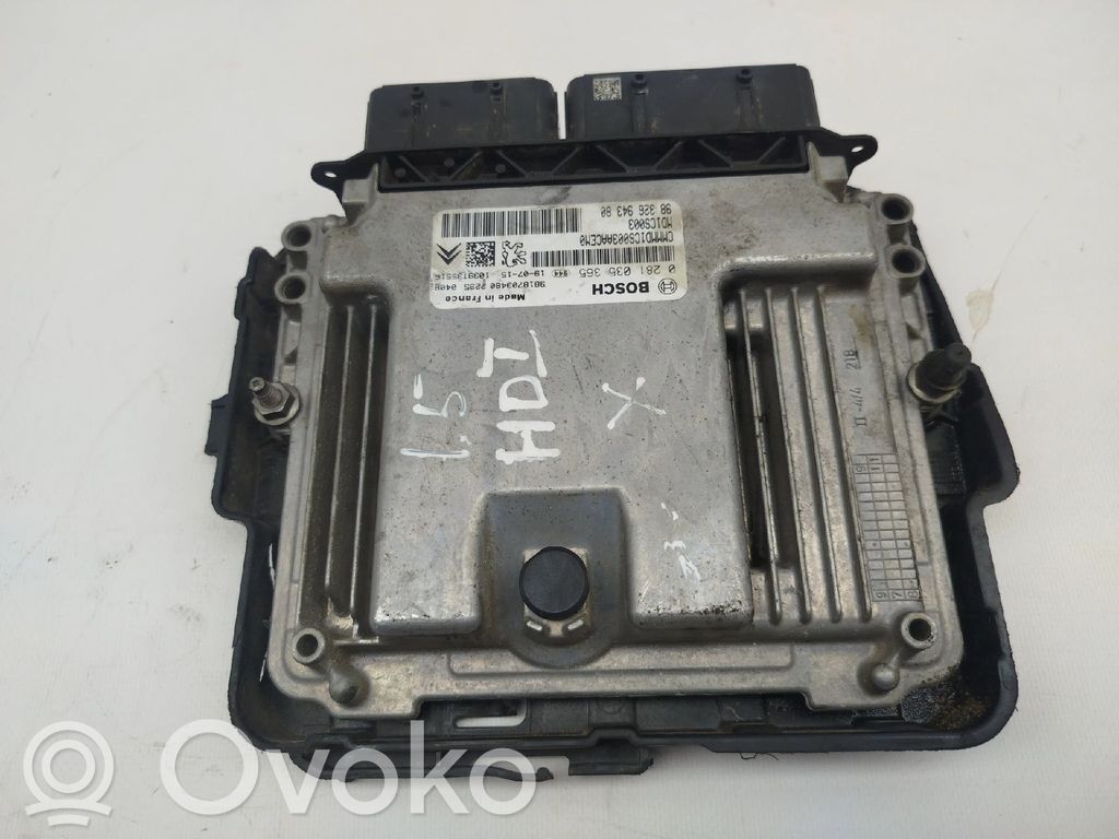 Unidad de control/módulo del motor   9832694380