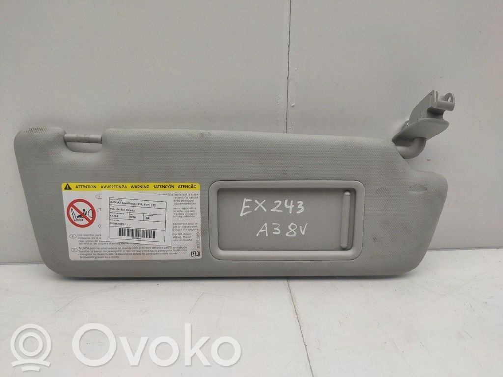 Sun visor   8V0857552
