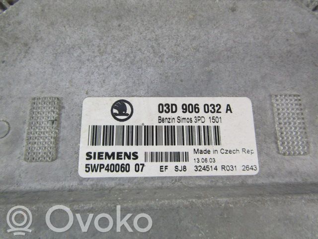 Skoda Fabia Mk1 (6Y) Unitate control motor/modul ECU 