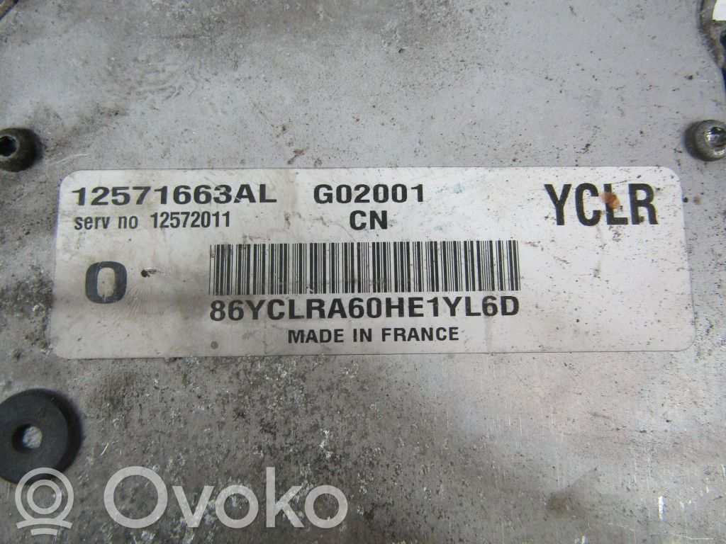 Opel Vectra C Engine control unit/module ECU 