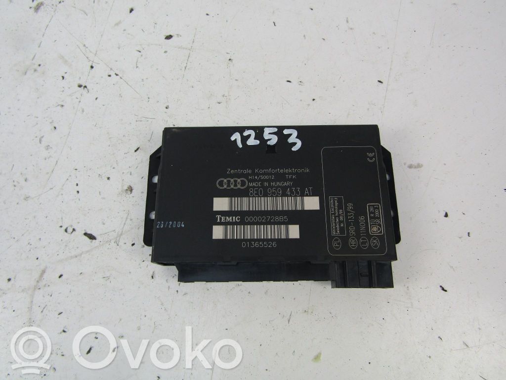 Audi A4 S4 B6 8E 8H Unidad de control/módulo de carrocería central 