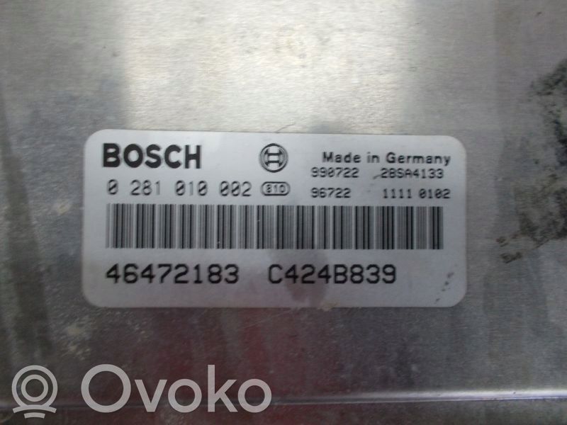 Fiat Lybra Engine control unit/module ECU 