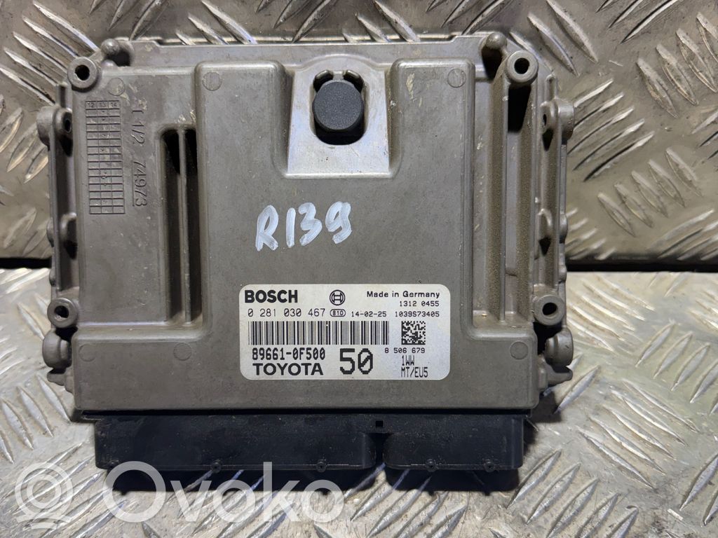 Toyota Verso Engine control unit/module 