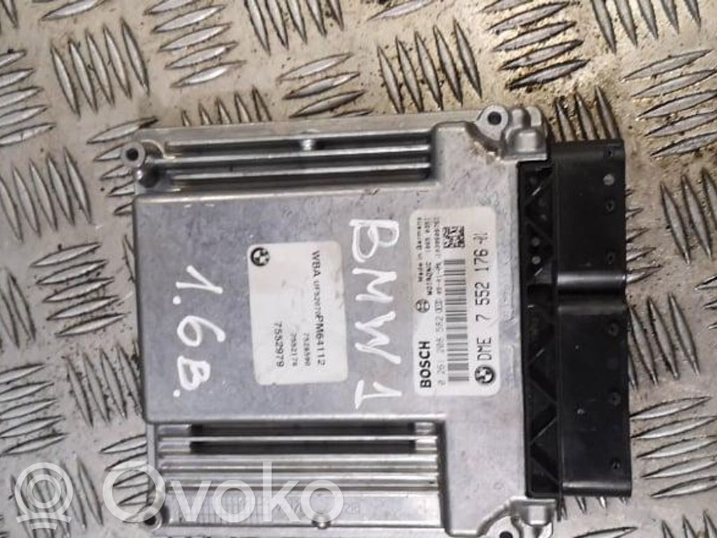 BMW 1 E81 E87 Variklio valdymo blokas 
