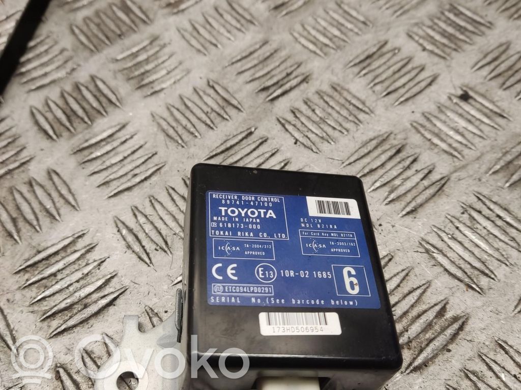 Unité de commande module de porte   8974147100