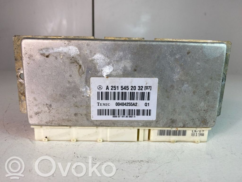 Module de commande suspension   A2515452032,00404255A2