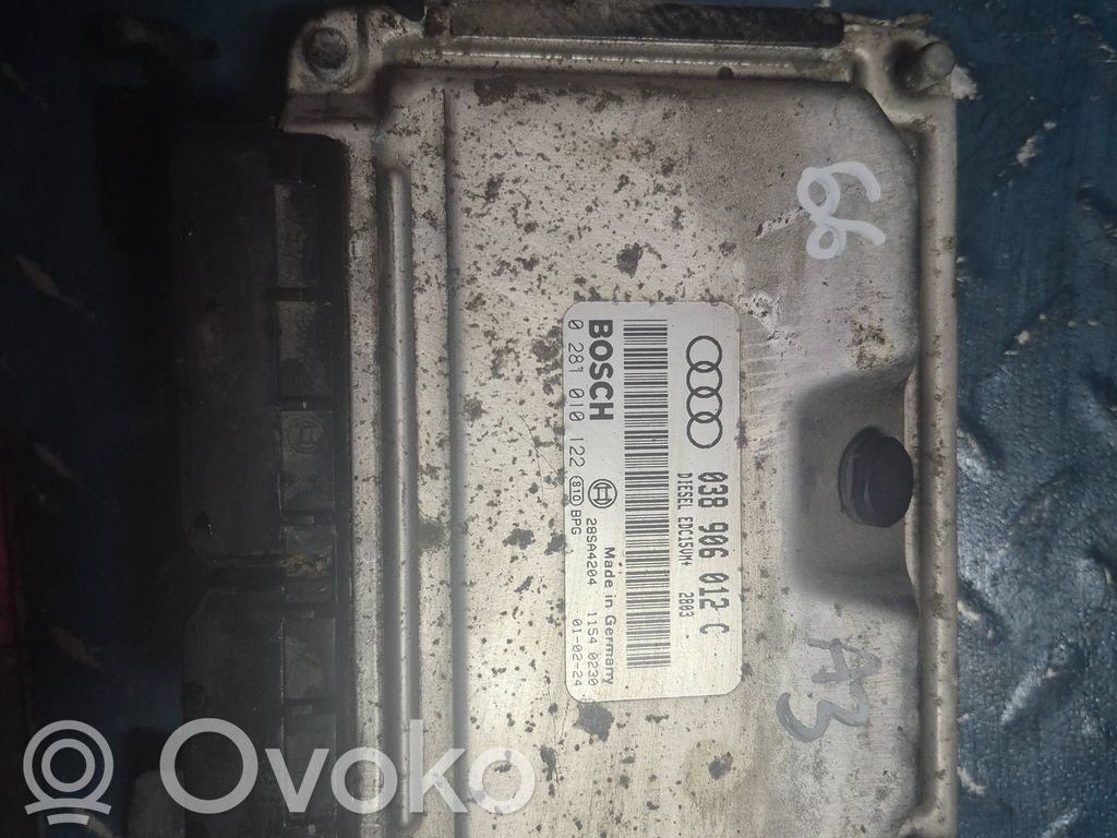Engine control unit/module   038906012C,28SA4204,0281010122