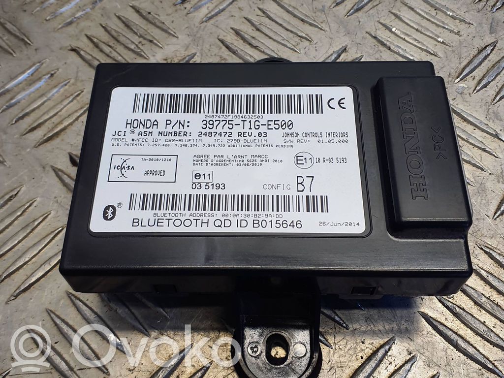Bluetooth modulis   39775T1GE500,2487472,B015646