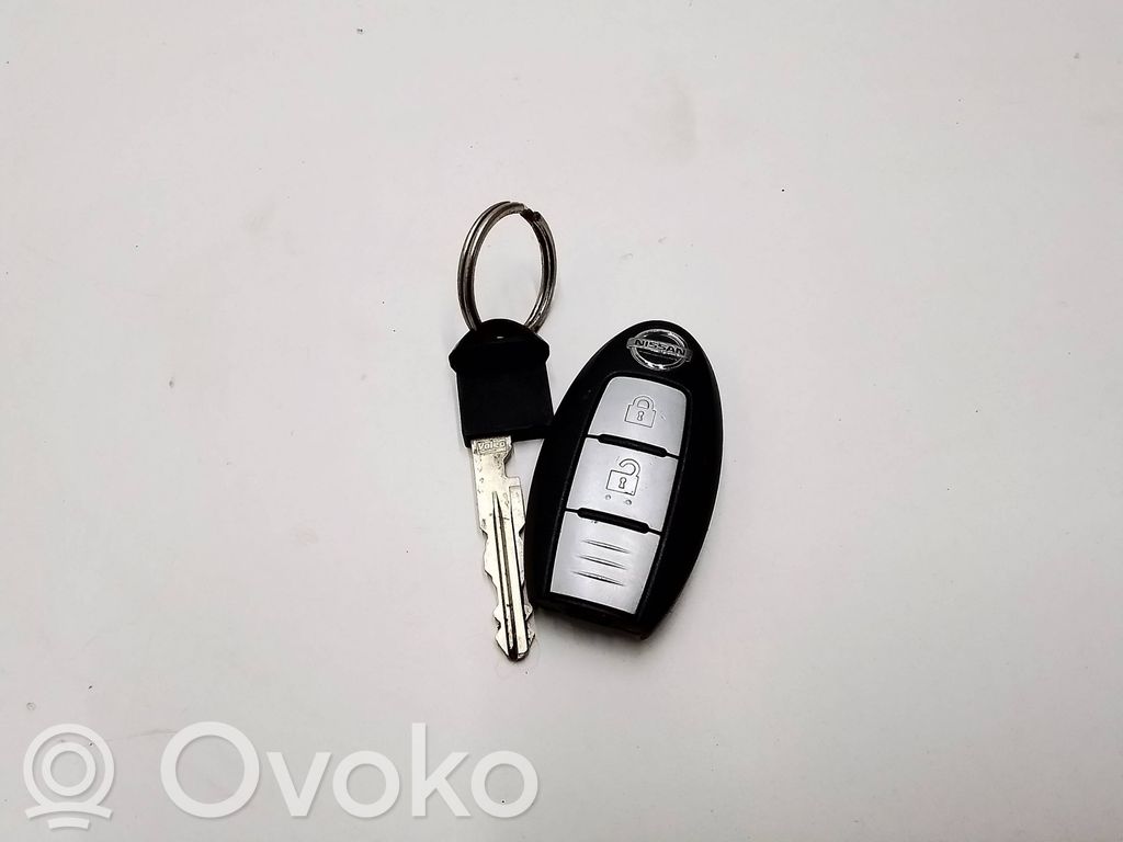 Nissan Qashqai Klucz / Karta zapłonu 