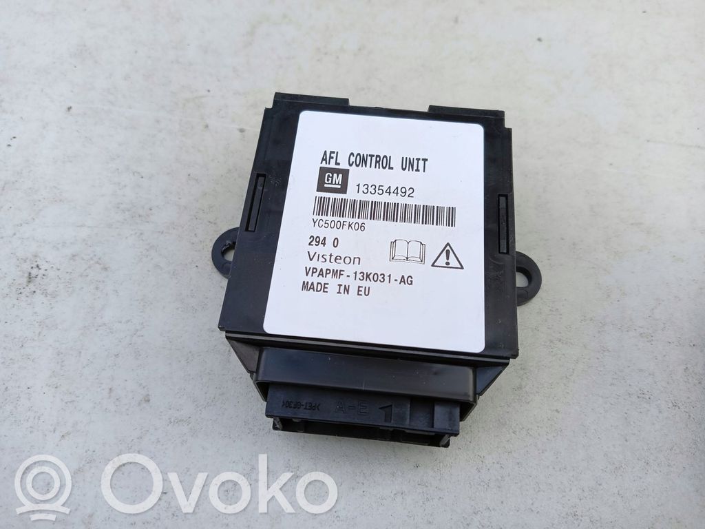 Opel Meriva B Module d'éclairage LCM 