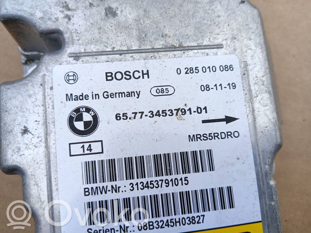 Airbag control unit/module   3453791,MRS5RDR0,3453791,0285010086