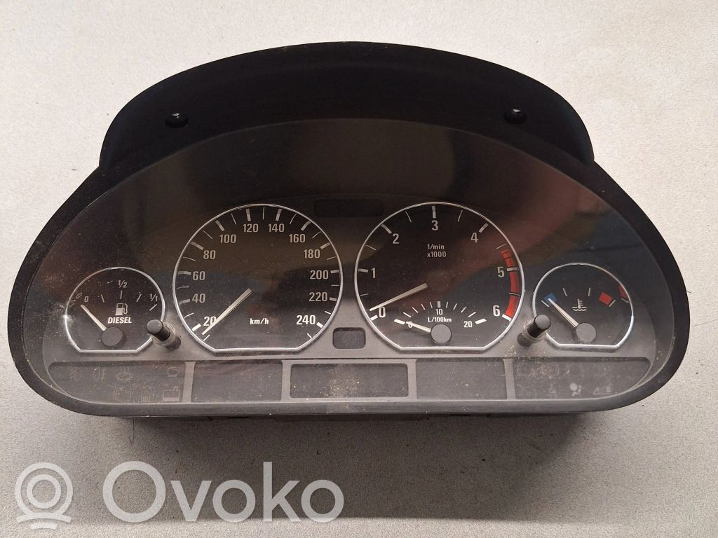 BMW 3 E46 Spidometrs (instrumentu panelī) 