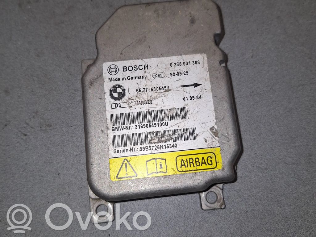 BMW 3 E46 Airbag control unit/module 