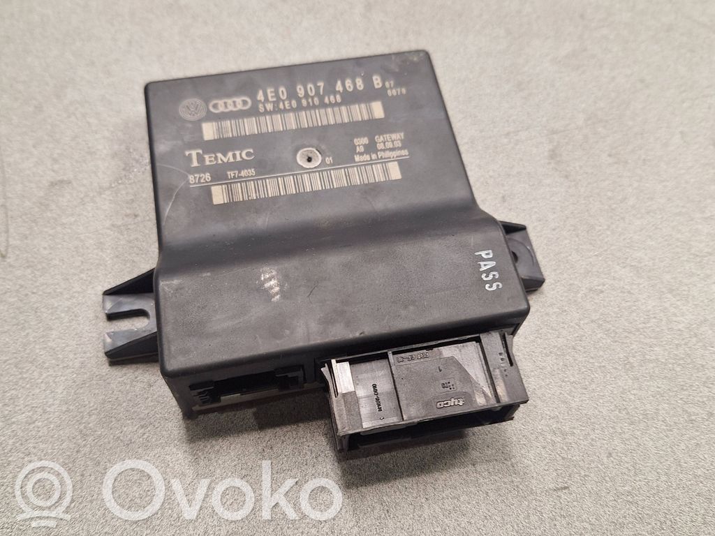 Audi A8 S8 D3 4E Gateway control module 