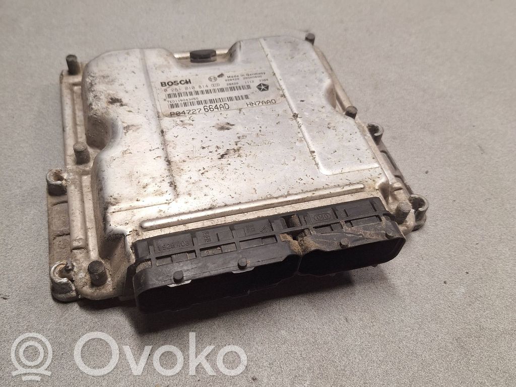Engine control unit/module   P04727664AD,28SA5696,0281010814