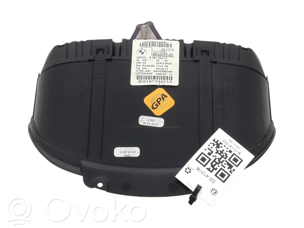 BMW 1 E82 E88 Speedometer (instrument cluster) 