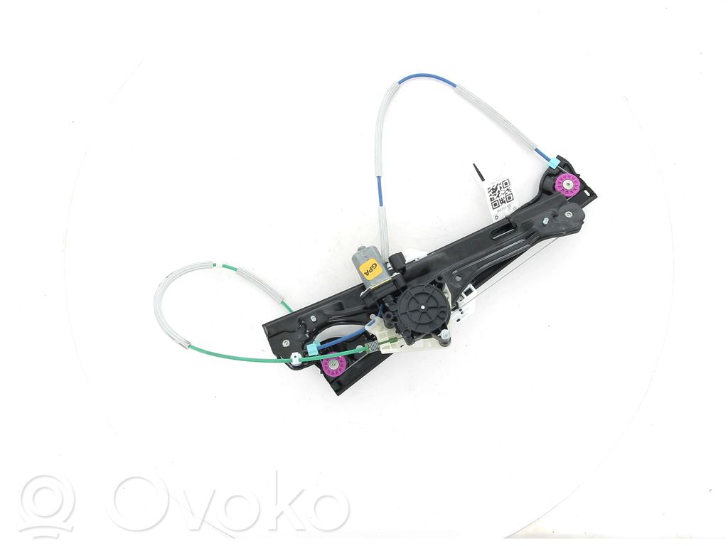 Fiat 500 Front door window regulator with motor 