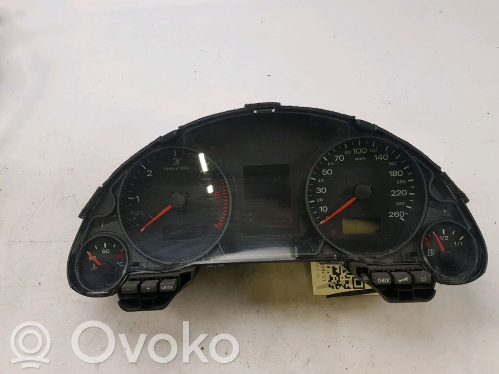 Audi A4 S4 B7 8E 8H Speedometer (instrument cluster) 