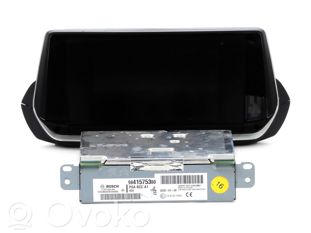 Peugeot 2008 II Unitate principală radio/CD/DVD/GPS 