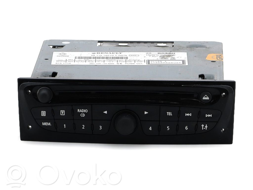 Renault Clio III Unitate principală radio/CD/DVD/GPS 