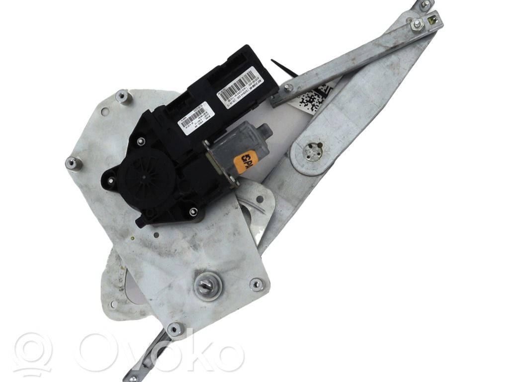 Renault Megane III Front door window regulator with motor 