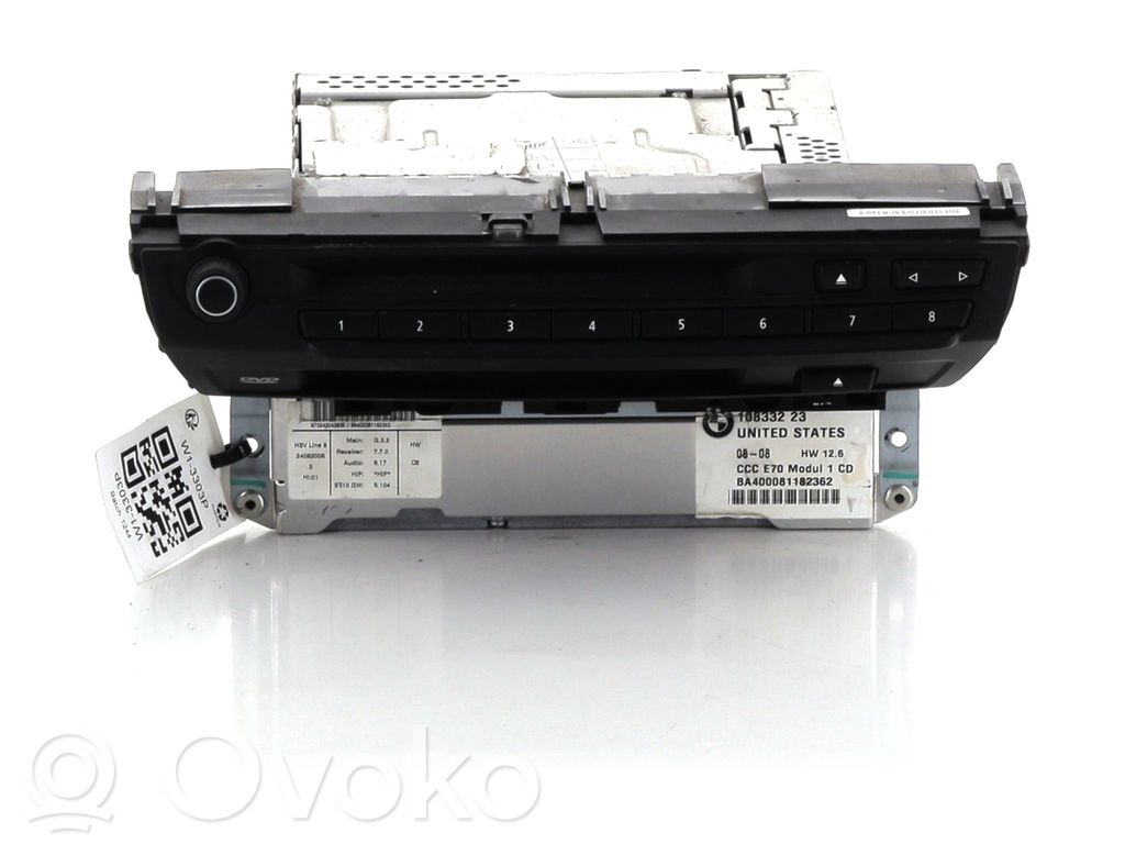 Panel / Radioodtwarzacz CD/DVD/GPS   65839165854,W13303P