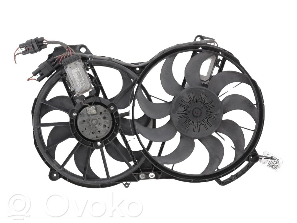 Audi A6 S6 C6 4F Ventilatore di raffreddamento elettrico del radiatore 