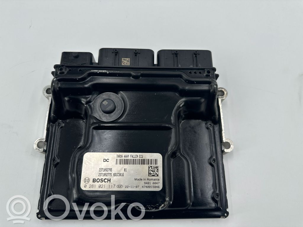 Renault Clio V Engine control unit/module 