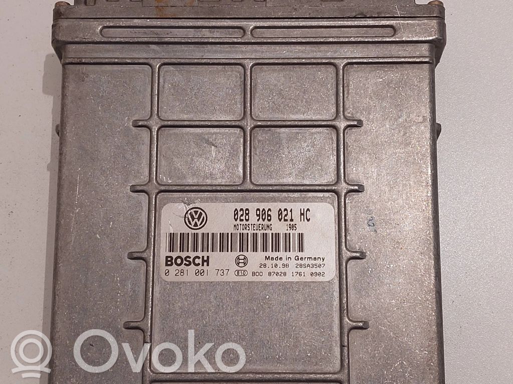 Engine control unit/module   028906021HC,0281001737,28SA3507