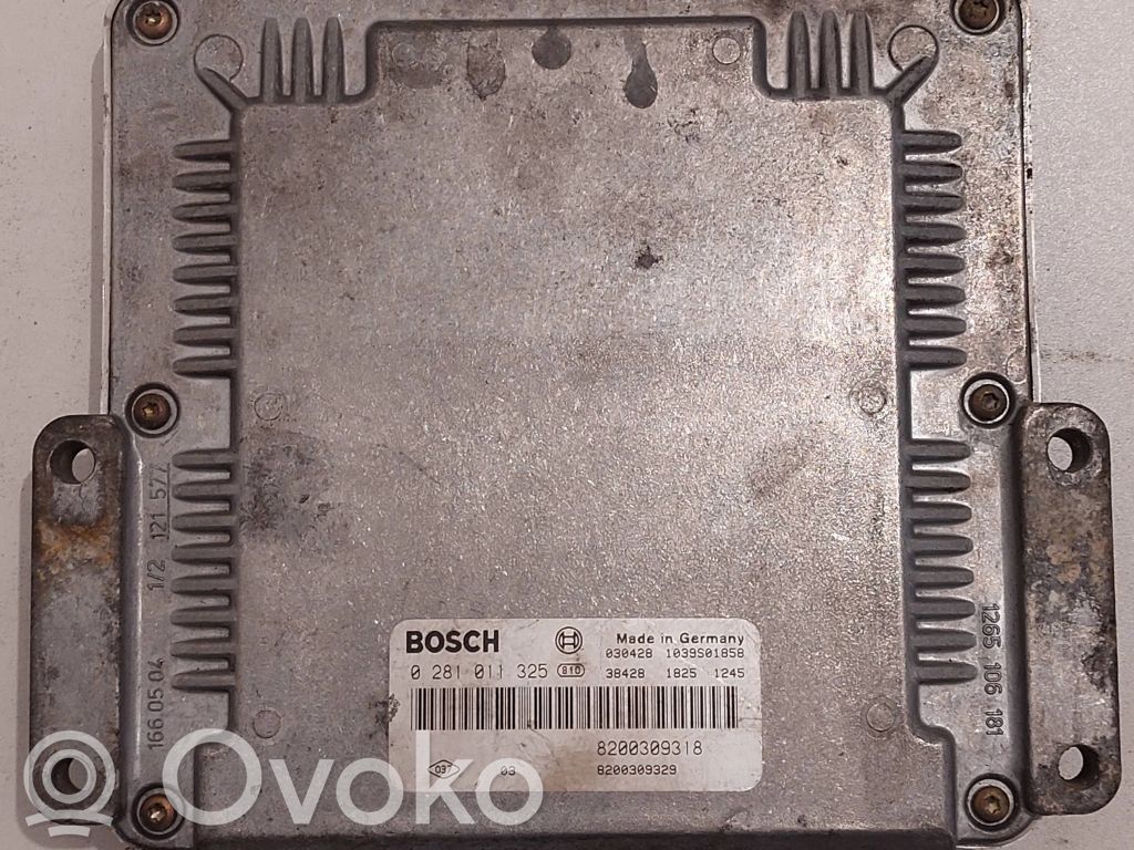 Engine control unit/module   0281011325,8200309318,8200309329,1660504