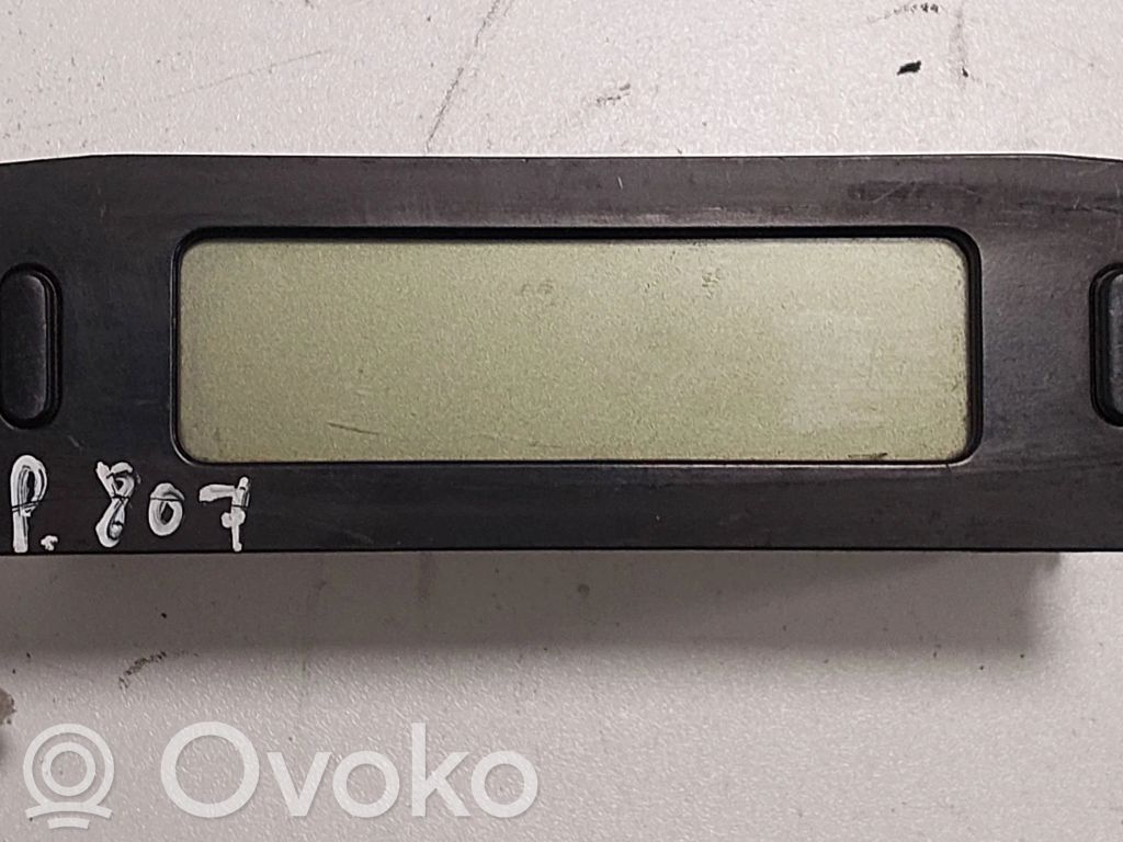 Peugeot 807 Screen/display/small screen 