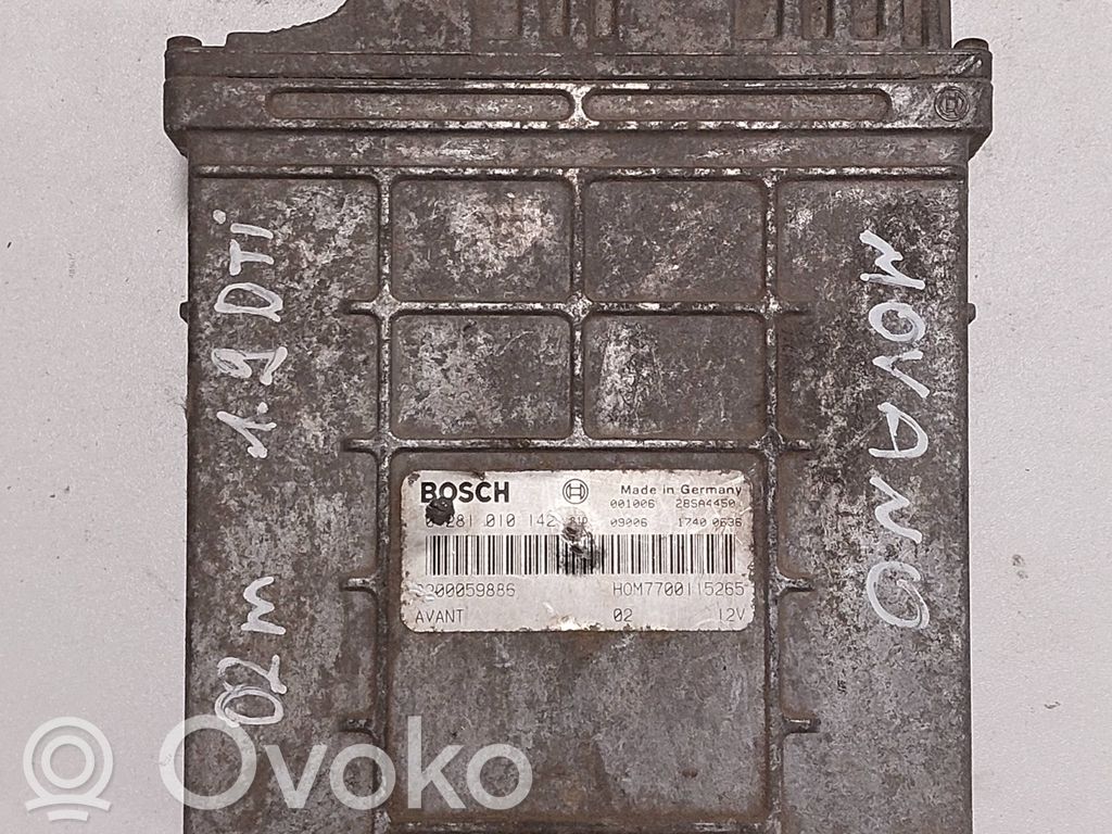 Opel Movano A Engine control unit/module 
