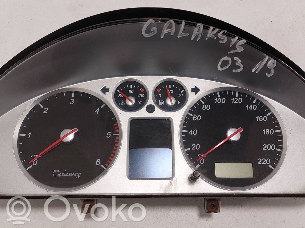 Ford Galaxy Vitezometru (grup de instrumente) 